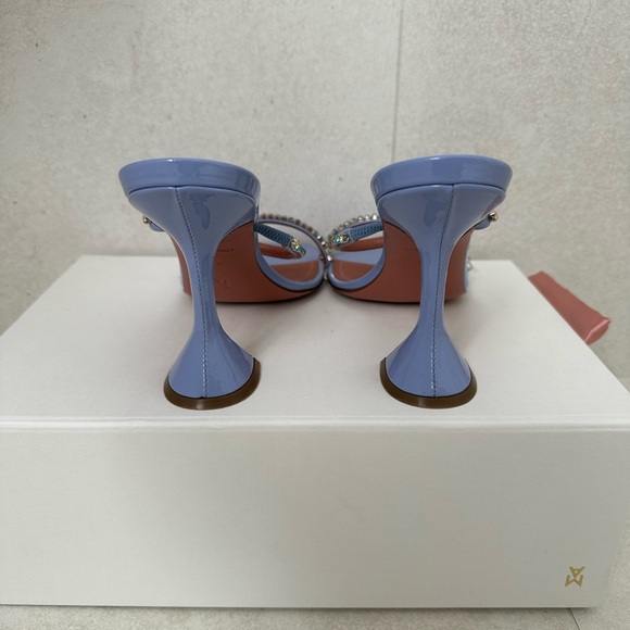 Amina Muaddi Gilda Slipper Heel Size 38.5 - Picture 4 of 7